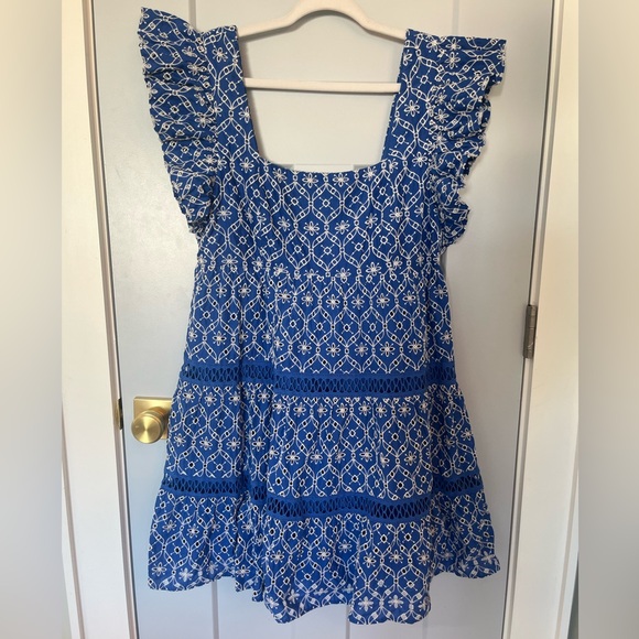 Lilly Pulizter Morrie Ruffle Sleeve Dress - Picture 1 of 13
